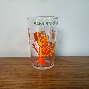 Vintage 1971 Sabrina the Teenage Witch‎ Archie Comics Juice Glass Orange